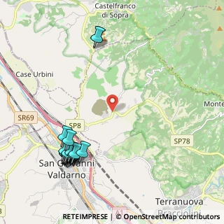 Mappa Riofi Ritorno, 52028 Terranuova Bracciolini AR, Italia (2.718)
