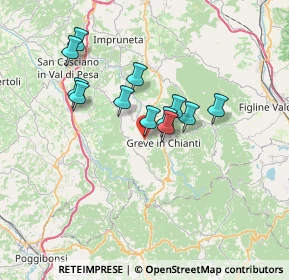 Mappa Località S. Cresci, 50022 Greve in Chianti FI, Italia (5.7775)