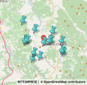 Mappa Località S. Cresci, 50022 Greve in Chianti FI, Italia (3.02667)