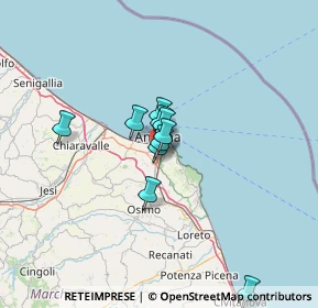 Mappa Via Enriquez Ancona, 60131 Ancona AN, Italia (20.215)