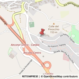 Mappa Via Palmiro Togliatti, 28, 60131 Ancona, Ancona (Marche)