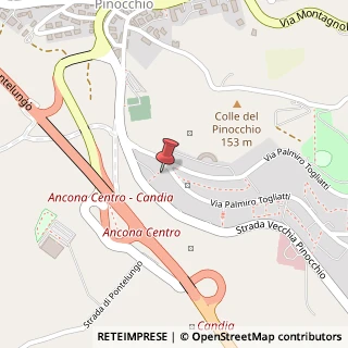 Mappa Via Palmiro Togliatti, 110, 60131 Ancona, Ancona (Marche)