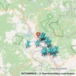 Mappa Via Filippo Brunelleschi, 52037 Sansepolcro AR, Italia (6.60579)