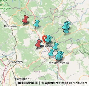 Mappa Via Filippo Brunelleschi, 52037 Sansepolcro AR, Italia (12.932)