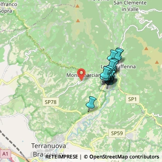 Mappa Montemarciano, 52024 Loro Ciuffenna AR, Italia (1.5245)