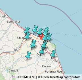 Mappa 60020 Ancona AN, Italia (9.086)