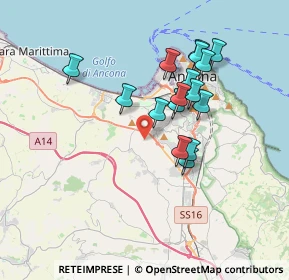 Mappa 60020 Ancona AN, Italia (3.22813)