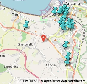 Mappa 60020 Ancona AN, Italia (2.5565)