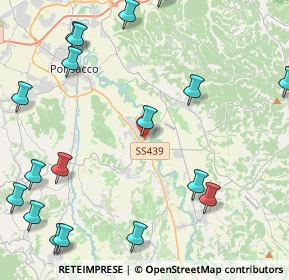 Mappa Via Carlo Cassola, 56033 Capannoli PI, Italia (6.4685)