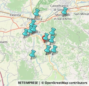 Mappa Via Carlo Cassola, 56033 Capannoli PI, Italia (5.71923)