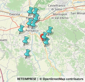 Mappa Via Carlo Cassola, 56033 Capannoli PI, Italia (6.52727)