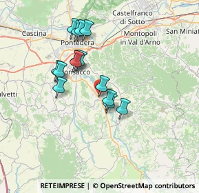 Mappa Via Carlo Cassola, 56033 Capannoli PI, Italia (6.26429)