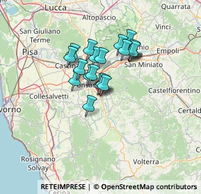 Mappa Via Carlo Cassola, 56033 Capannoli PI, Italia (9.9335)