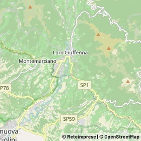 Mappa Loro Ciuffenna