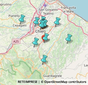 Mappa Contrada Annunziata, 66011 Bucchianico CH, Italia (5.96462)