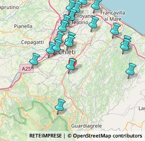 Mappa Contrada Annunziata, 66011 Bucchianico CH, Italia (9.2705)