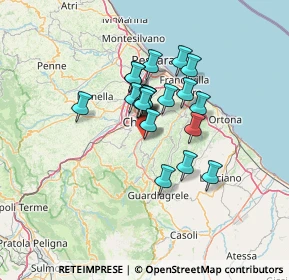 Mappa Contrada Annunziata, 66011 Bucchianico CH, Italia (9.9445)