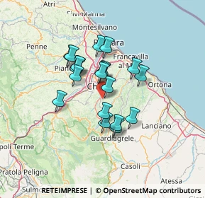 Mappa Contrada Annunziata, 66011 Bucchianico CH, Italia (10.5865)