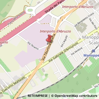 Mappa Via Teramo, 15, 65024 Manoppello, Pescara (Abruzzo)