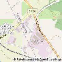 Mapa Poggio Picenze