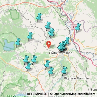 Mappa Via Giorgio Almirante, 01034 Fabrica di Roma VT, Italia (7.66)