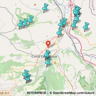 Mappa Via Gian Lorenzo Bernini, 01033 Civita Castellana VT, Italia (5.9485)