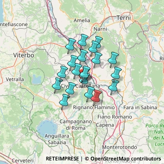 Mappa Via Gian Lorenzo Bernini, 01033 Civita Castellana VT, Italia (9.6965)