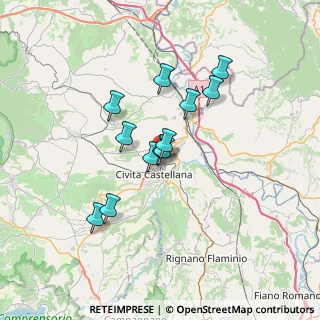 Mappa Via Gian Lorenzo Bernini, 01033 Civita Castellana VT, Italia (5.625)