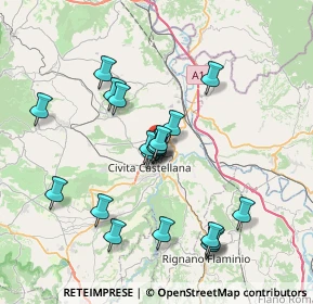 Mappa Via Filippo Brunelleschi, 01037 Civita Castellana VT, Italia (7.2795)