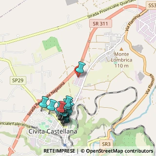 Mappa Via Gian Lorenzo Bernini, 01033 Civita Castellana VT, Italia (1.2525)
