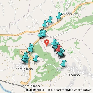 Mappa Via dei Gradini, 02044 Forano RI, Italia (0.84138)