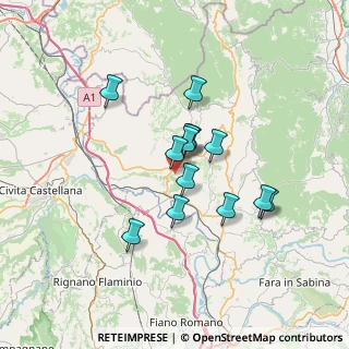 Mappa Via dei Gradini, 02044 Forano RI, Italia (5.48769)