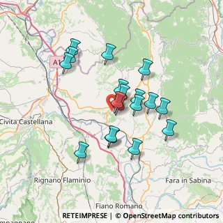 Mappa Via dei Gradini, 02044 Forano RI, Italia (6.205)
