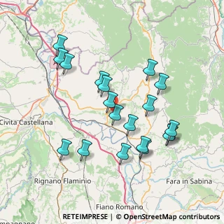 Mappa Via dei Gradini, 02044 Forano RI, Italia (7.77737)