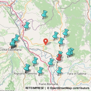 Mappa Via dei Gradini, 02044 Forano RI, Italia (10.61)