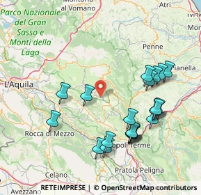 Mappa Unnamed Road, 67020 Castelvecchio Calvisio AQ, Italia (17.278)