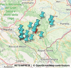 Mappa Unnamed Road, 67020 Castelvecchio Calvisio AQ, Italia (11.527)