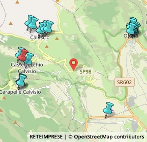 Mappa Unnamed Road, 67020 Castelvecchio Calvisio AQ, Italia (3.2165)