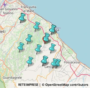 Mappa Circonvallazione Villa Caldari, 66026 Ortona CH, Italia (6.73938)