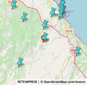 Mappa Circonvallazione Villa Caldari, 66026 Ortona CH, Italia (5.52462)