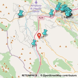 Mappa Via del Peschiolo, 67045 Lucoli AQ, Italia (7.272)