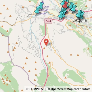 Mappa Via del Peschiolo, 67045 Lucoli AQ, Italia (7.4795)