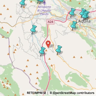 Mappa Via del Peschiolo, 67045 Lucoli AQ, Italia (6.58636)