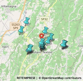 Mappa Via Nevi, 66010 Giuliano teatino CH, Italia (1.47)