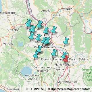 Mappa Via di Celle, 01033 Civita Castellana VT, Italia (11.8795)