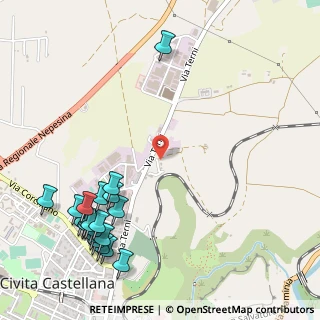 Mappa Via di Celle, 01033 Civita Castellana VT, Italia (0.747)