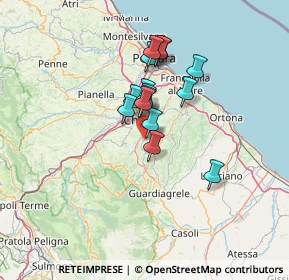 Mappa 66011 Bucchianico CH, Italia (10.034)