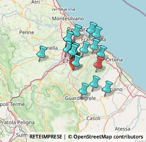 Mappa 66011 Bucchianico CH, Italia (10.134)