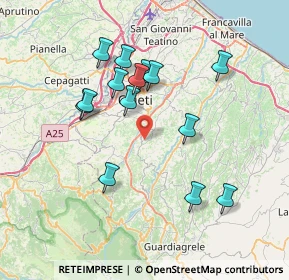 Mappa 66011 Bucchianico CH, Italia (7.28857)