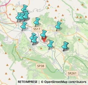 Mappa Via San Lorenzo, 67020 Fossa AQ, Italia (3.94313)